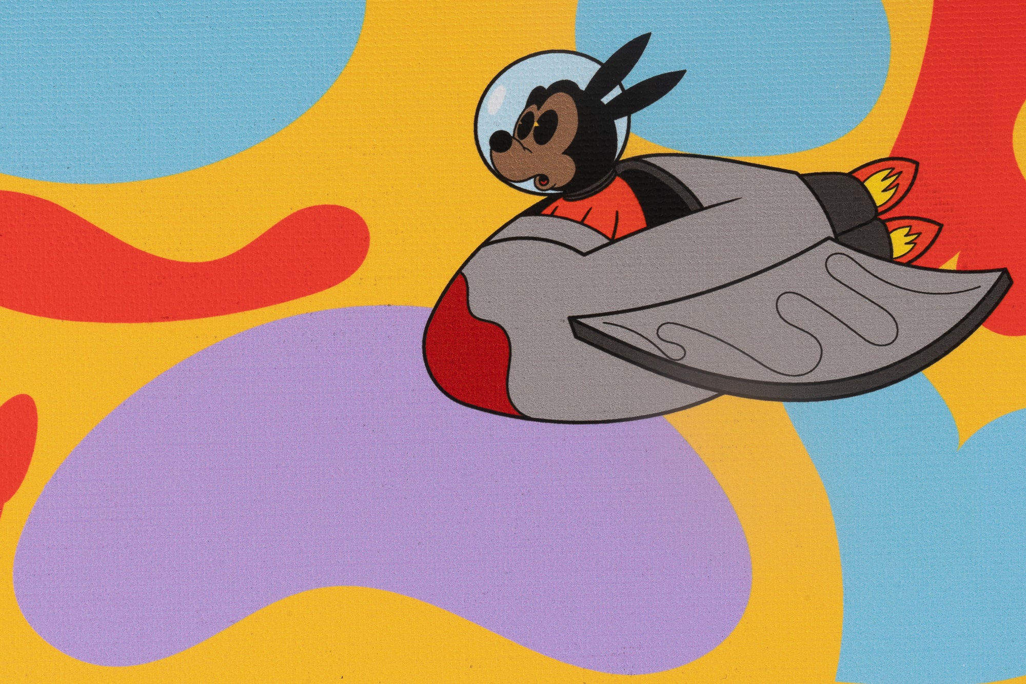 Signed #1/10 but scuffed - Billy Space Camo 001 (Yellow), 2023