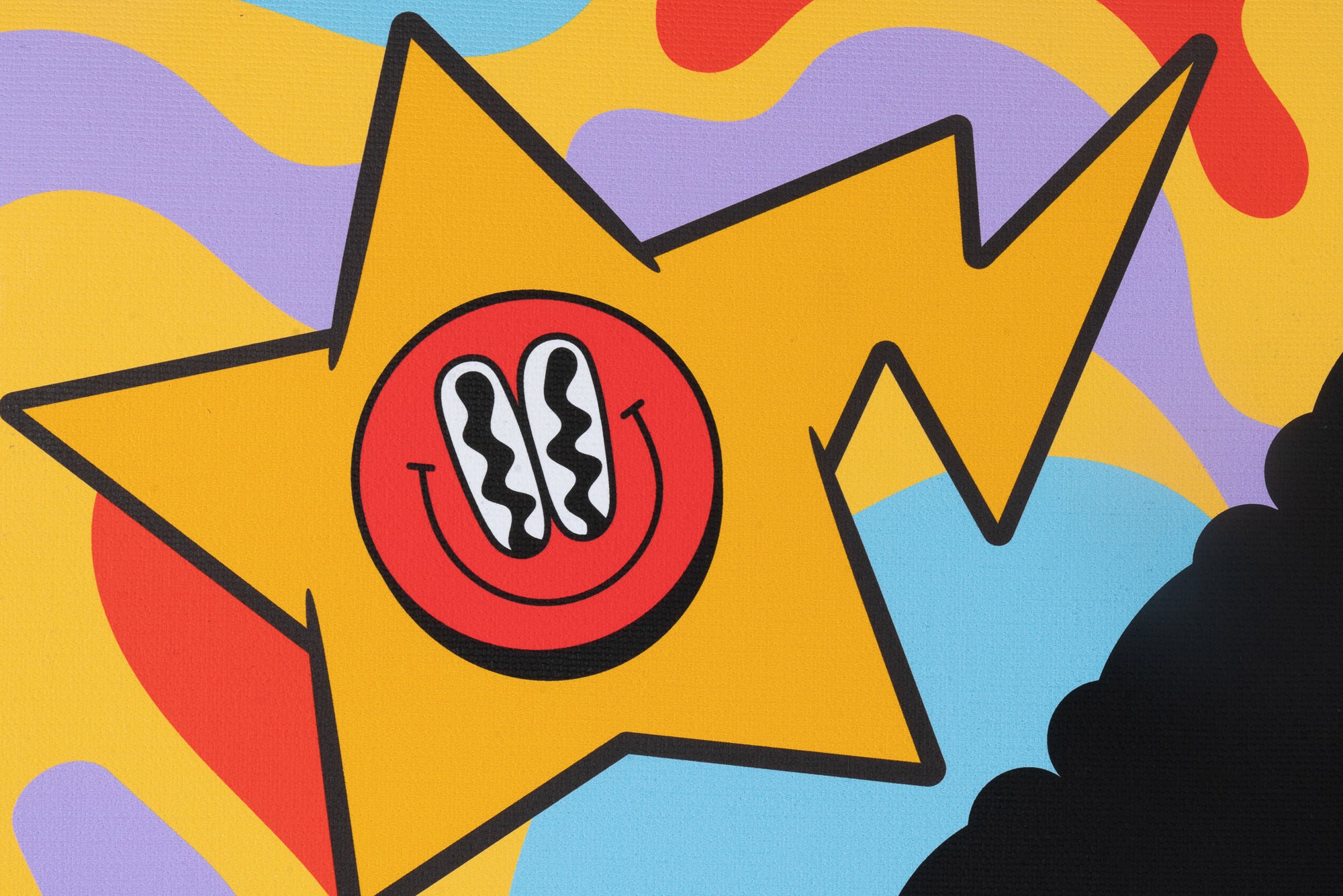 Signed #1/10 but scuffed - Billy Space Camo 001 (Yellow), 2023