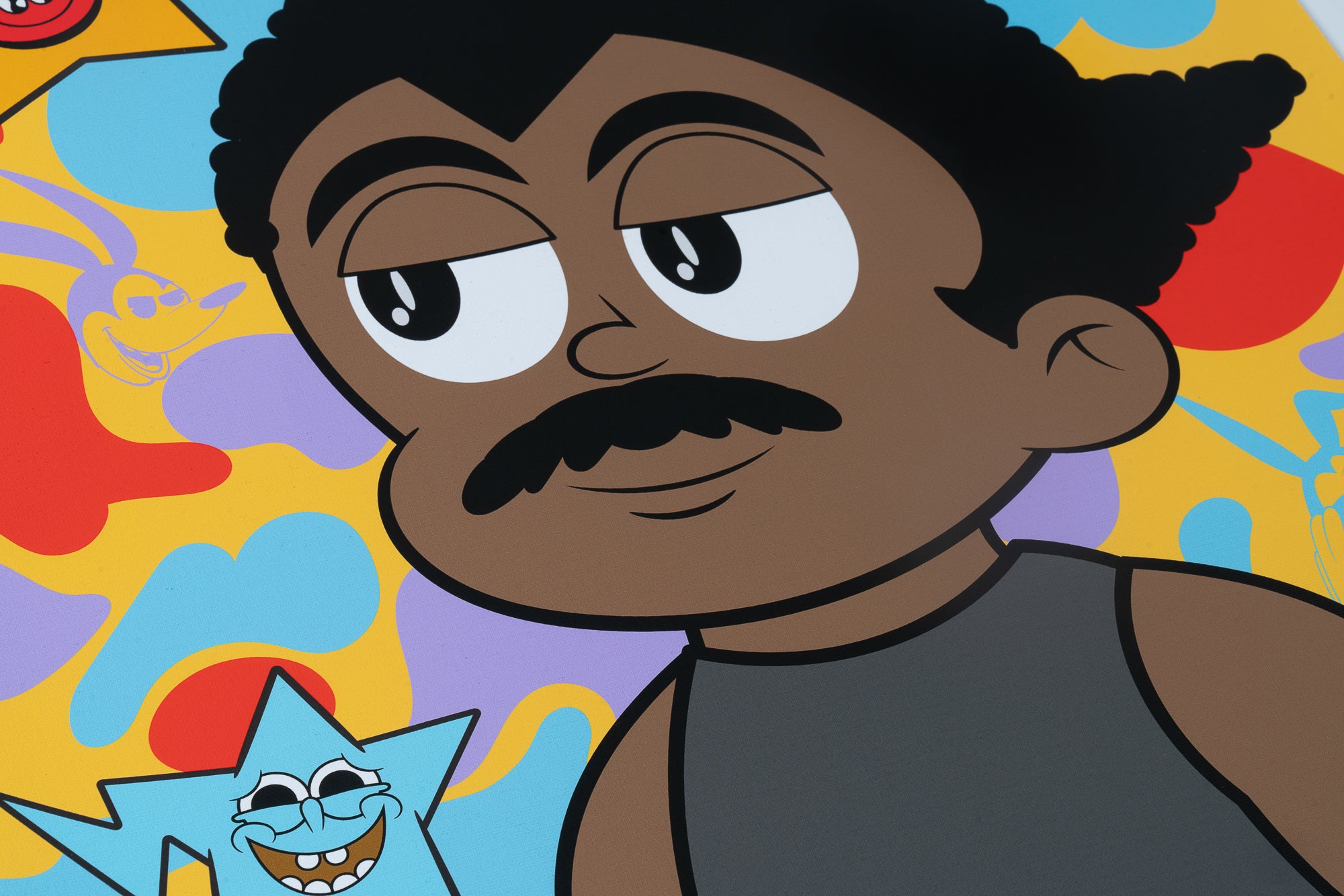 Signed #1/10 but scuffed - Billy Space Camo 001 (Yellow), 2023